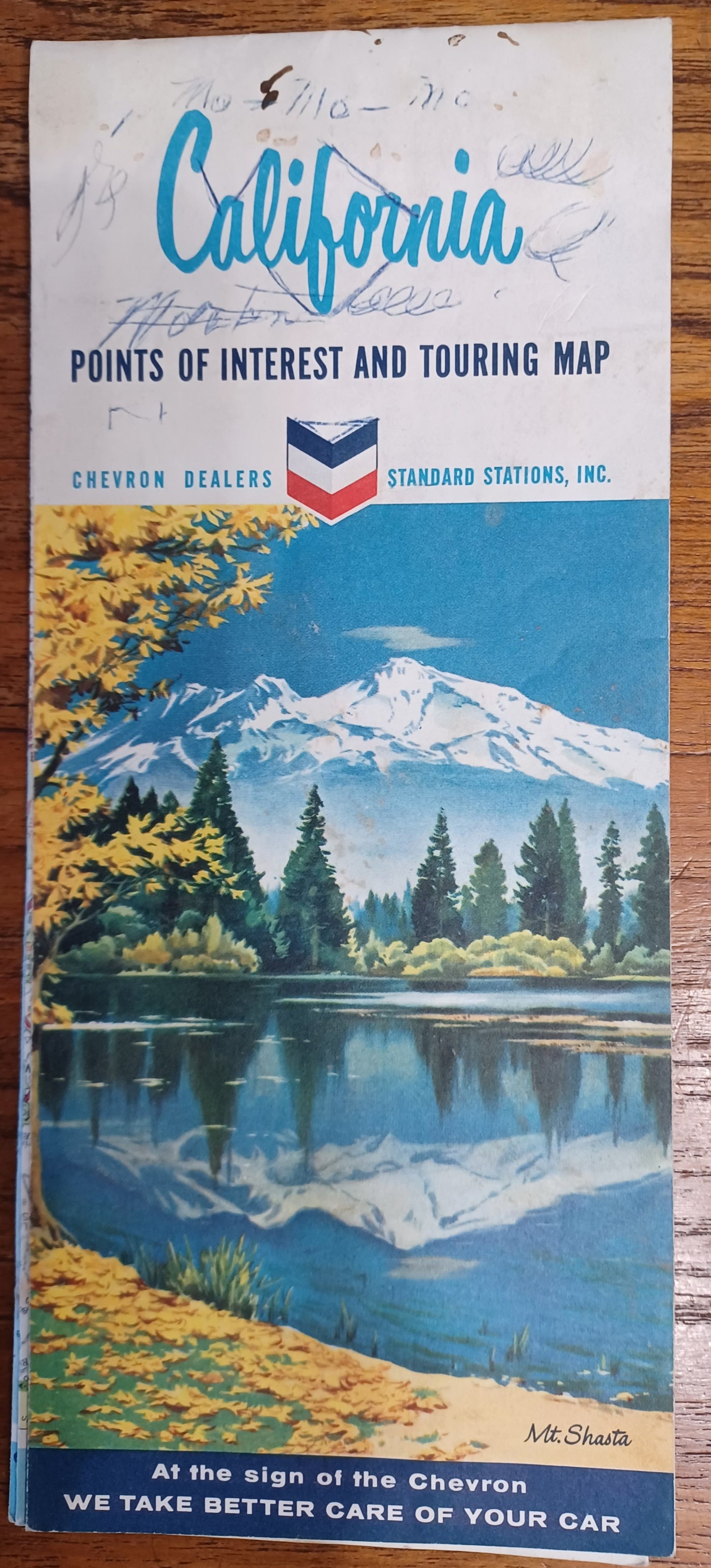 vintage road maps