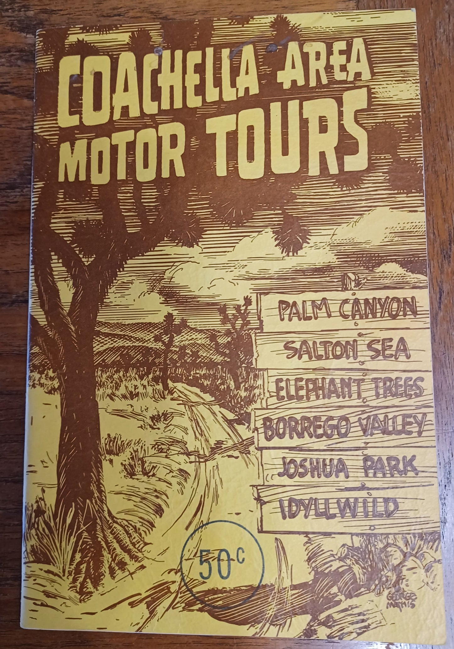 Vintage travel brochure