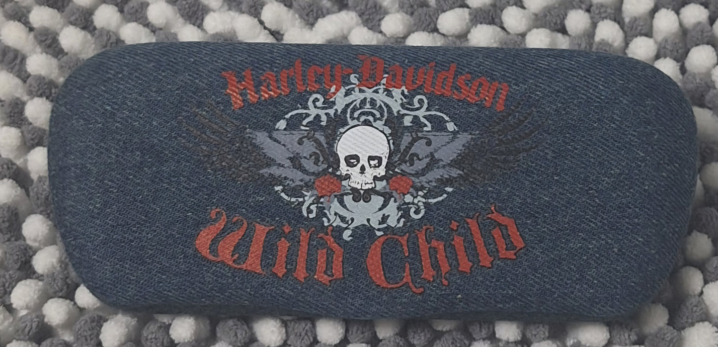 Harley Davidson Wild Child Glass Case