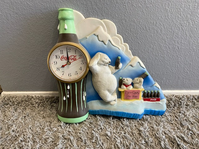 vintage Coca cola clocks
